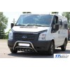 Кенгурятник WT002 (2006-2014, нерж.) для Ford Transit 2000-2014
