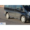 Боковые трубы BB002 (2 шт., нерж.) 70 мм, длинная база для Ford Transit 2000-2014 - 55682-11