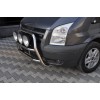 Кенгурятник WT018 (2006-2014, нерж.) для Ford Transit 2000-2014