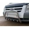 Кенгурятник WT004 (нерж) для Ford Transit 2000-2014