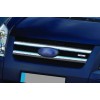 Накладка на решетку радиатора (2 шт, нерж) OmsaLine - Итальянская нержавейка для Ford Transit 2000-2014 - 53713-11