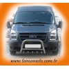 Кенгурятник WT003 (2006-2014, нерж.) для Ford Transit 2000-2014 - 74596-11