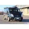 Кенгурятник WT003 (2006-2014, нерж.) для Ford Transit 2000-2014 - 74596-11