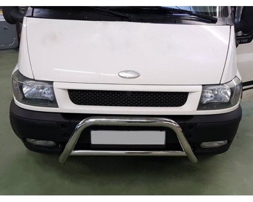 Кенгурятник WT006 (нерж) для Ford Transit 2000-2014