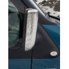 Накладки на зеркала (2 шт) Carmos - Полированная нержавейка для Ford Transit 2000-2014 - 49628-11