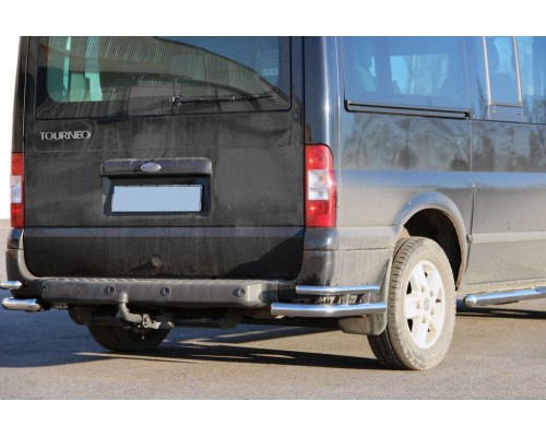Задні куточки AK003-Double (нерж.) для Ford Transit 2000-2014