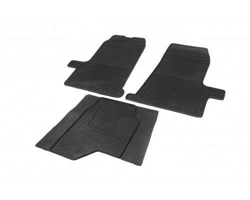 Гумові килимки (3 шт, Polytep) для Ford Transit 2000-2014 - 57549-11