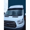 Козирок на лобове скло (чорний глянець, 5мм) для Ford Transit 2014+ - 52743-11
