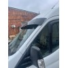 Козырек на лобовое стекло (черный глянец, 5мм) для Ford Transit 2014+ - 52743-11