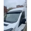 Козырек на лобовое стекло (черный глянец, 5мм) для Ford Transit 2014+ - 52743-11