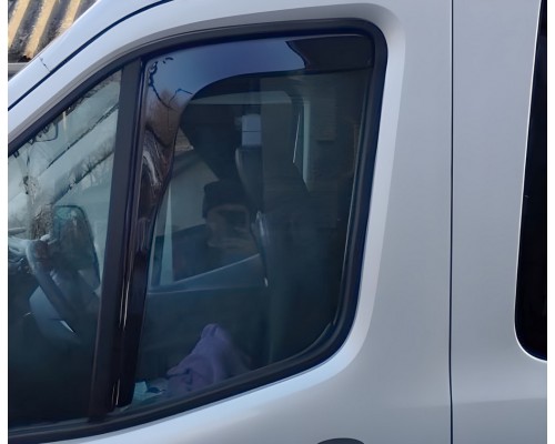 Ветровики вставные (2 шт, Esa) для Ford Transit 2014- гг