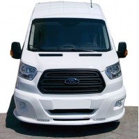 Накладка на передній бампер LED (2014-2019, під фарбування) для Ford Transit 2014+