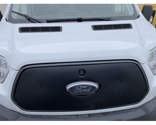 Зимова накладка на грати (2014-2018) Глянцева для Ford Transit 2014+ - 61365-11