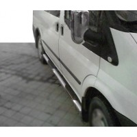 Бічні труби (2 шт., нерж.) Середня база для Ford Transit 2014+