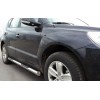 Бічні труби (2 шт, нерж) для Geely Emgrand X7