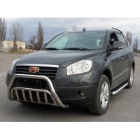 Кенгурятник WT002 (нерж.) для Geely Emgrand X7