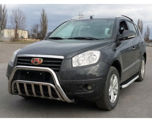 Кенгурятник WT002 (нерж.) для Geely Emgrand X7