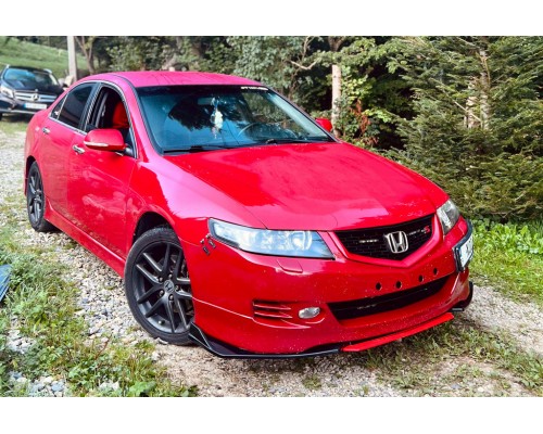 Передняя лип накладка Niken Red (ABS) для Honda Accord VII 2002-2007 гг