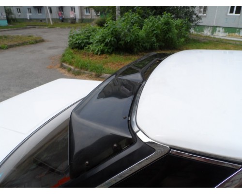 Спойлер на стекло (ABS, черный) для Honda Civic Sedan IX 2012-2016 - 63840-11