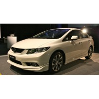 Накладка на передній бампер (під фарбування) Honda Civic Sedan IX 2012-2016