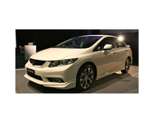 Накладка на передній бампер (під фарбування) Honda Civic Sedan IX 2012-2016