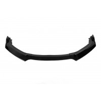 Передняя Lip накладка DPT V-1 (ABS, черный глянец) для Honda Civic Sedan X 2016-2021 гг