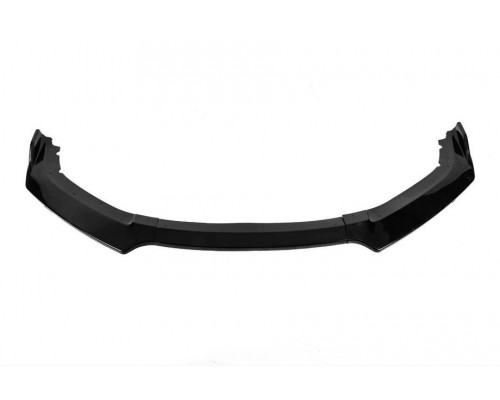Передняя Lip накладка DPT V-1 (ABS, черный глянец) для Honda Civic Sedan X 2016-2021 гг