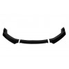Передняя Lip накладка DPT V-1 (ABS, черный глянец) для Honda Civic Sedan X 2016-2021 гг