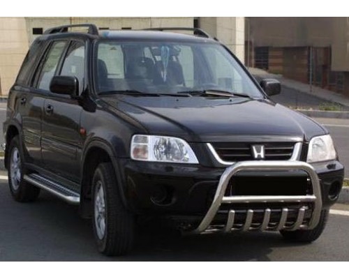 Кенгурятник WT003 нерж.) для Honda CRV 1996-2001