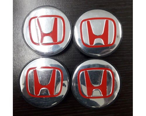 Колпачки в титановые диски 55 мм V1 (4 шт) для Honda CRV 1996-2001 - 54076-11