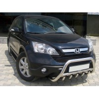 Honda CRV 2007-2011 Кенгурятник WT003 (нерж.)