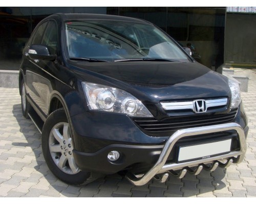 Honda CRV 2007-2011 Кенгурятник WT003 (нерж.) - 48960-11