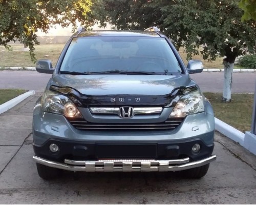 Передній захист ST015 (нерж.) для Honda CRV 2007-2011