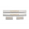 Накладки на пороги Carmos (4 шт, нерж) для Honda CRV 2007-2011 гг