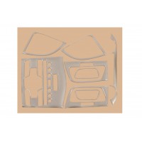 Декор на панель Алюминий для Honda CRV 2012-2016