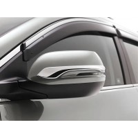 Полоски на зеркала (2 шт, ABS) для Honda CRV 2012-2016 гг.