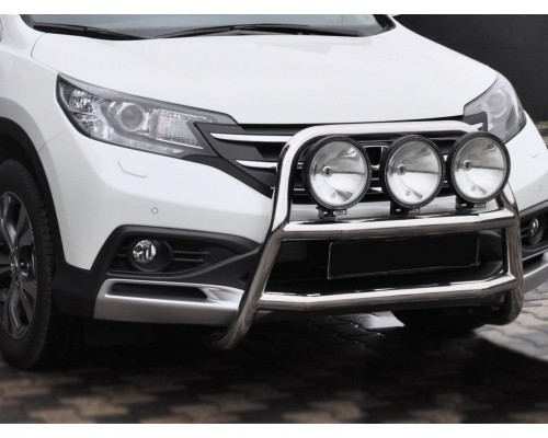 Передній захист WT018 (нерж.) для Honda CRV 2012-2016