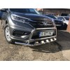 Передній захист WT003-ST-V2 (нерж.) для Honda CRV 2012-2016