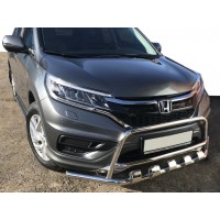 Передній захист WT003-ST-V2 (нерж.) для Honda CRV 2012-2016