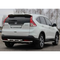 Задня дуга AK002-double (нерж) для Honda CRV 2012-2016