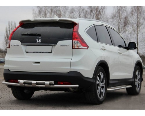 Задня дуга AK002-double (нерж) для Honda CRV 2012-2016