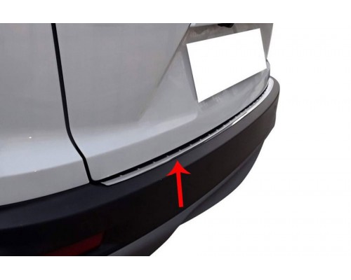 Накладка на задний бампер (нерж) для Honda CRV 2017-2022 гг.