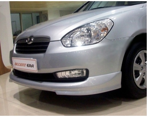 Передня нижня спідниця (під фарбування) Hyundai Accent 2006-2010