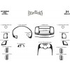 Накладки на панель Карбон для Hyundai Accent 2006-2010