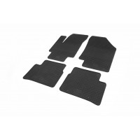Гумові килимки (4 шт, Polytep) для Hyundai Accent 2006-2010