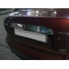 Накладка над номером (нерж.) OmsaLine - Итальянская нержавейка для Hyundai Accent 2006-2010 - 48609-11