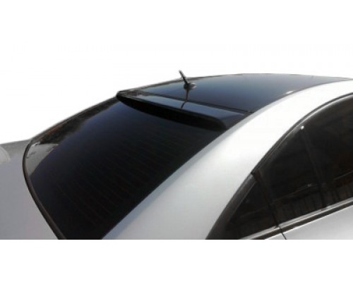 Задній козирок (пластик) Чорний глянець Hyundai Accent Solaris 2011-2017 - 55001-11