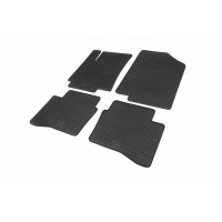 Резиновые коврики (4 шт, Polytep) для Hyundai Accent Solaris 2011-2017
