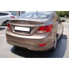 Задний диффузор DPT (Черный Глянец) для Hyundai Accent 2011-2017 гг