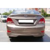 Задний диффузор DPT (Черный Глянец) для Hyundai Accent 2011-2017 гг
